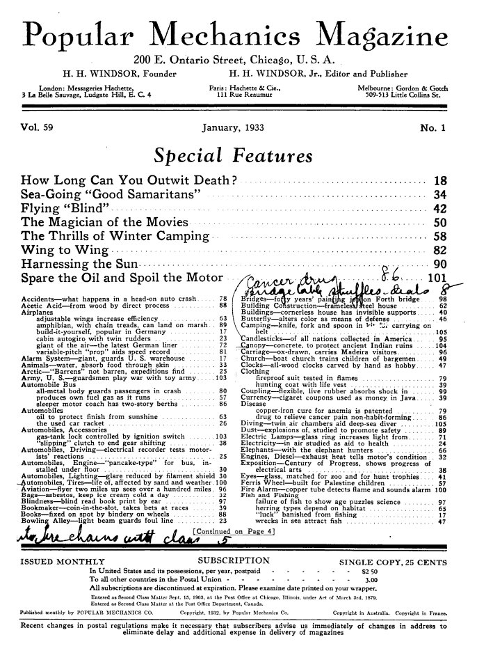 Popular Mechanics 1933