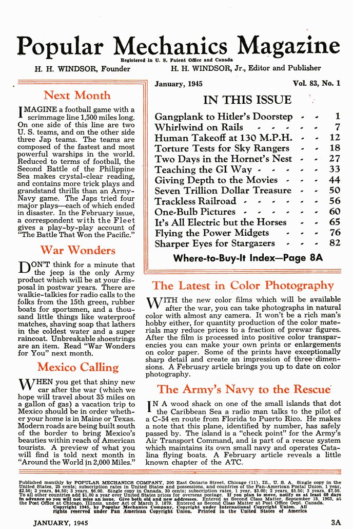 Popular Mechanics 1945