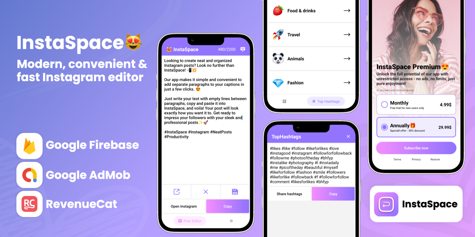 InstaSpace - Android App - Payhip