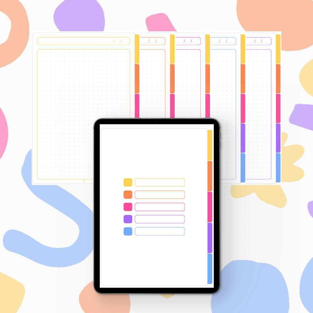 2happyideas digital book with dotted pages