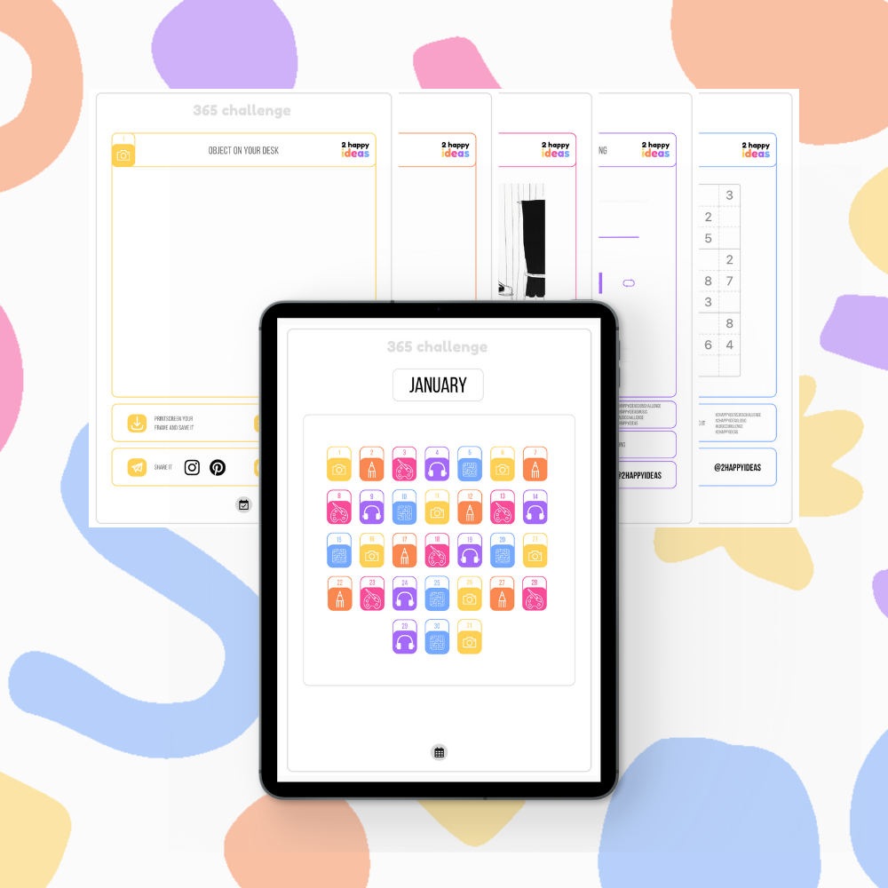 2happyideas digital 365 challenge book
