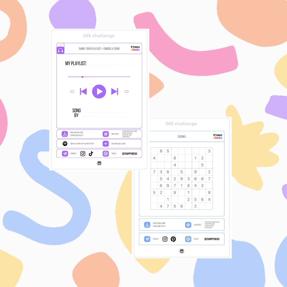 2happyideas digital 365 challenge book