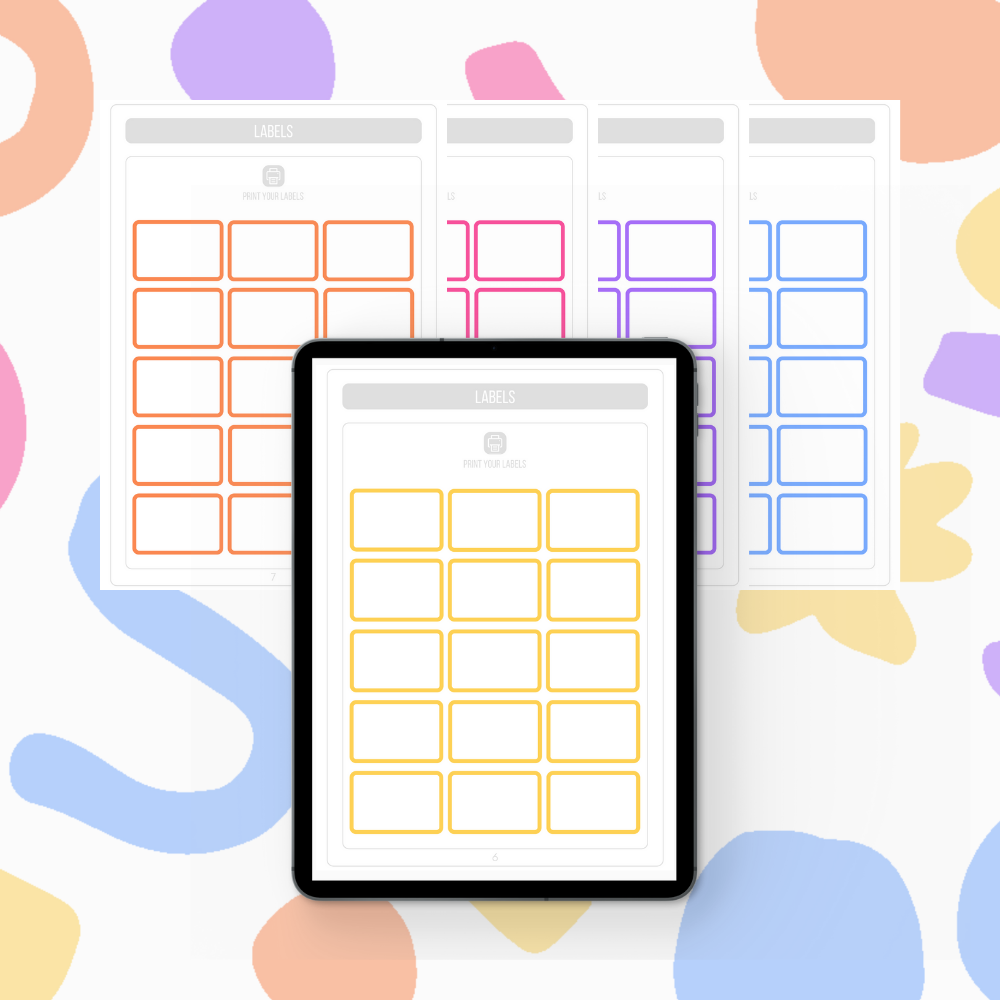 2happyideas digital school pack - labels for print