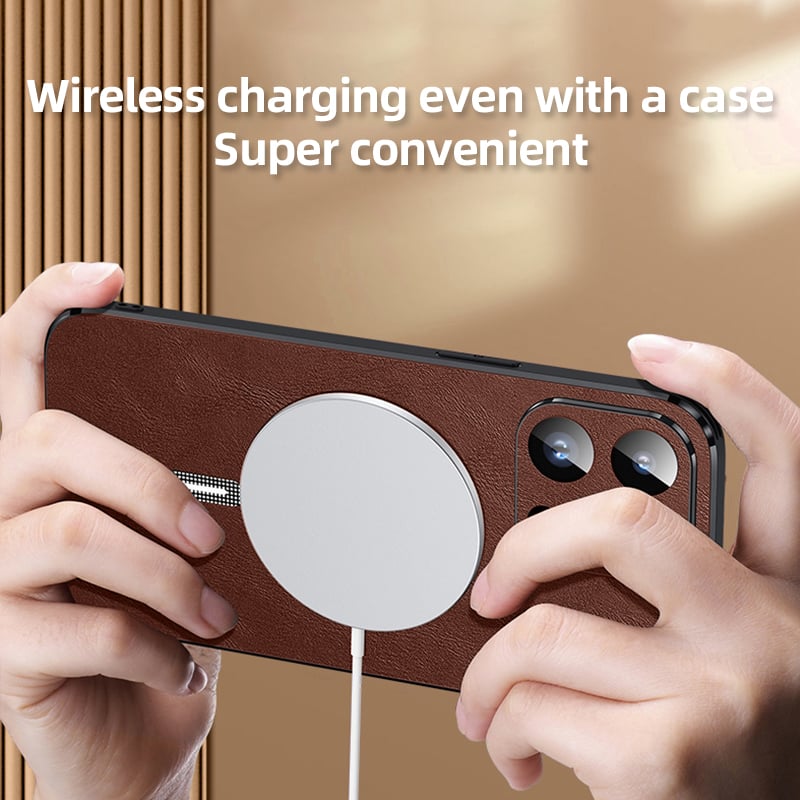 Wireless charging phone case