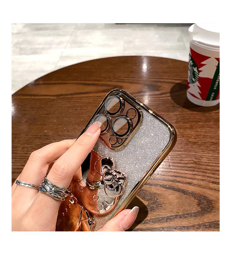 Cute Phone Case with Mirror for iPhone
