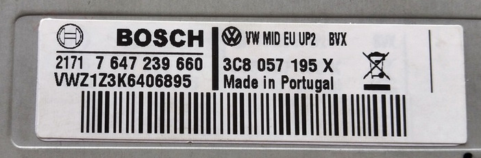 Step 2: To receive the unlock code, send a photo of the radio's serial number and part number.