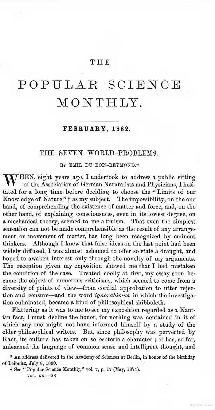 Popular Science 1882