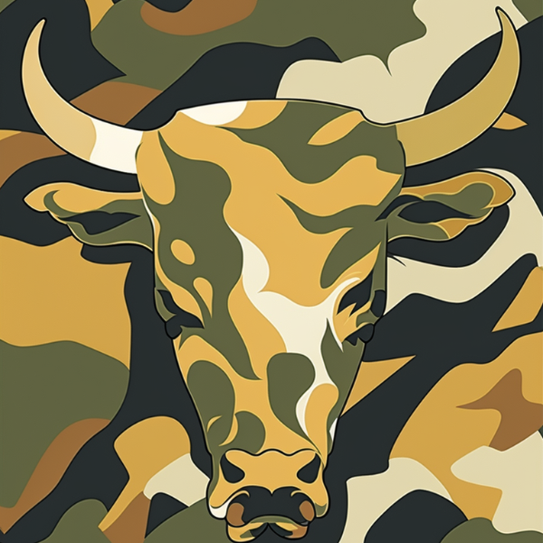 Camouflage Pattern Wallpaper (Camouflage Bull No.001) - Payhip