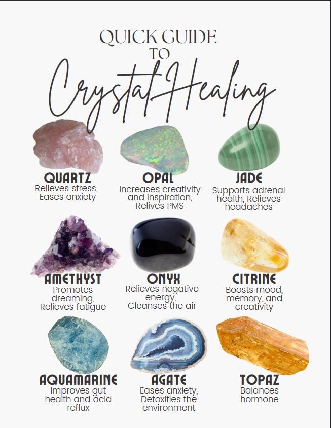 Healing Crystal Guide For Beginners