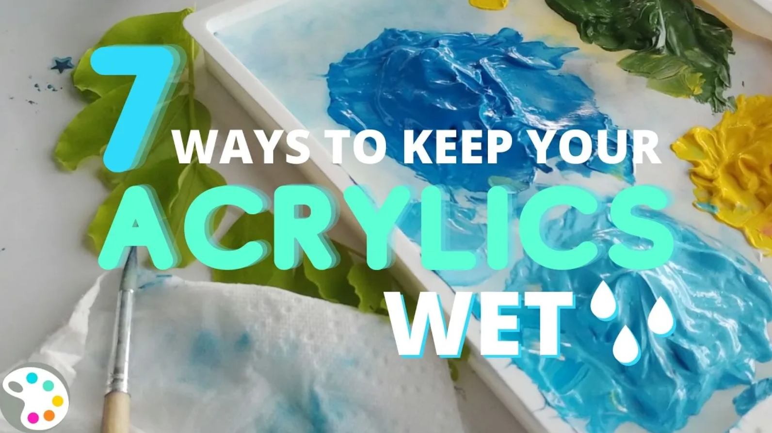 How to Slow Dry Time & Blend with Acrylics