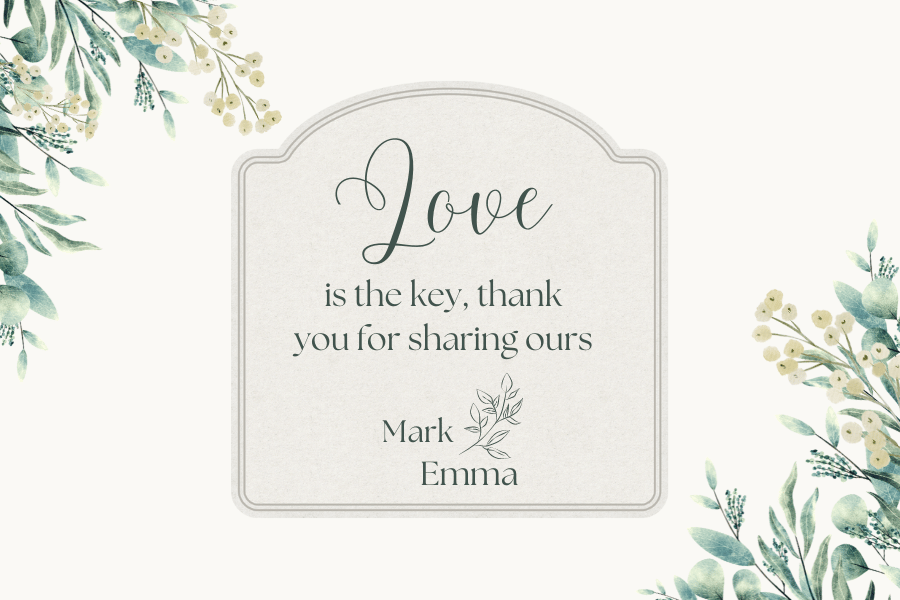Fresh Elegance Sticker Label 3"x2" | Customizable Canva Template | Digital. Design