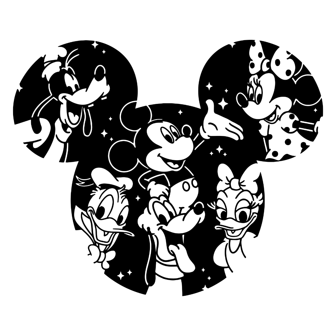 Disney Valentine's Day SVG Cut files  Mickey Minnie and Pooh Valentine SVG  Clipart - Payhip