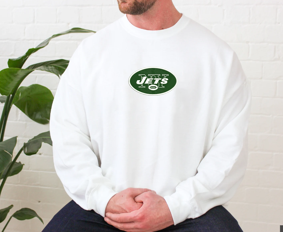 New-York-Jets Football Embroidery files, Jets NFL Logo Embroidery files,  NFL Teams, Football, Digital Download