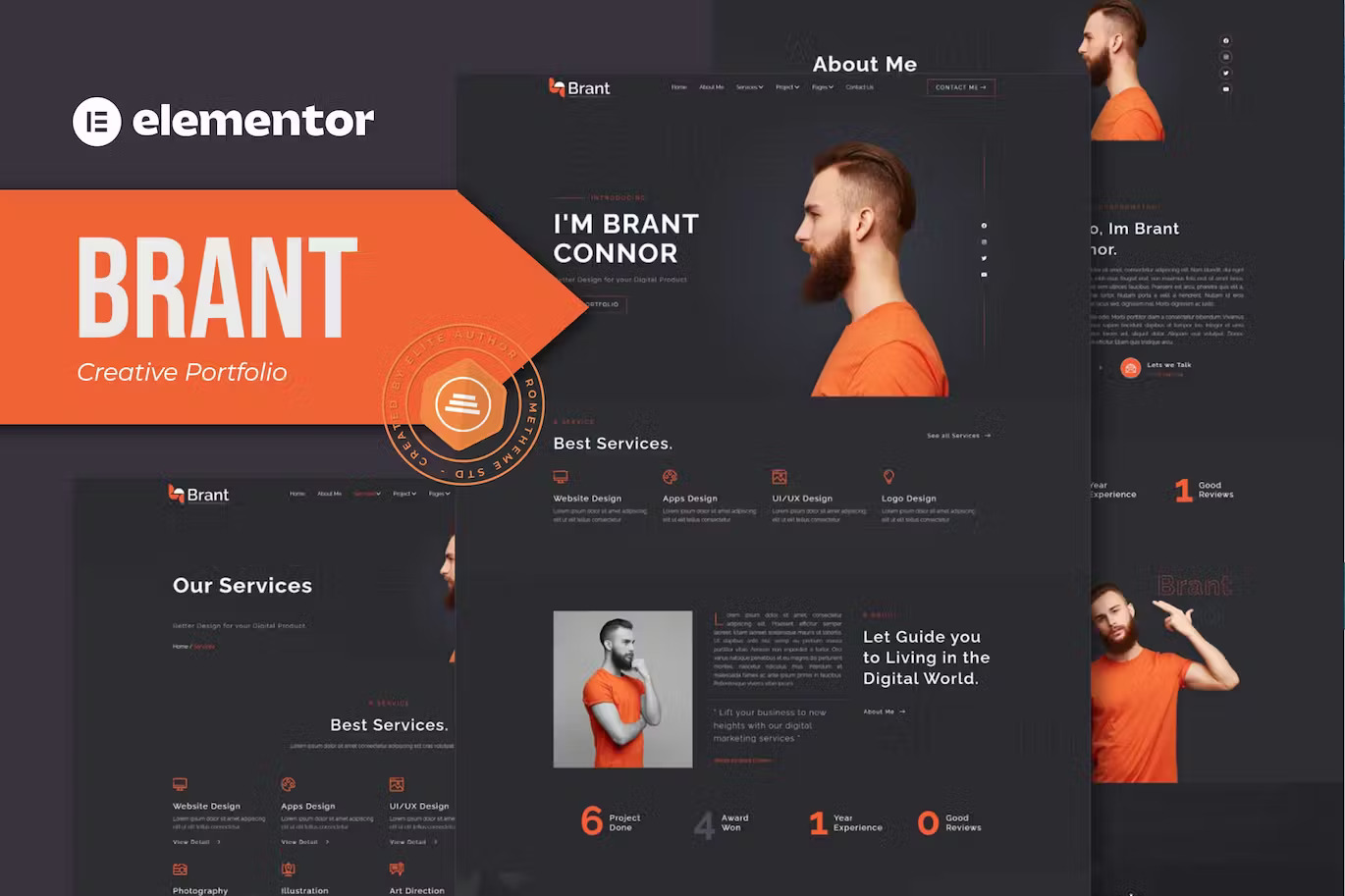 Creative Portfolio & Agency Elementor Template Kit - Payhip