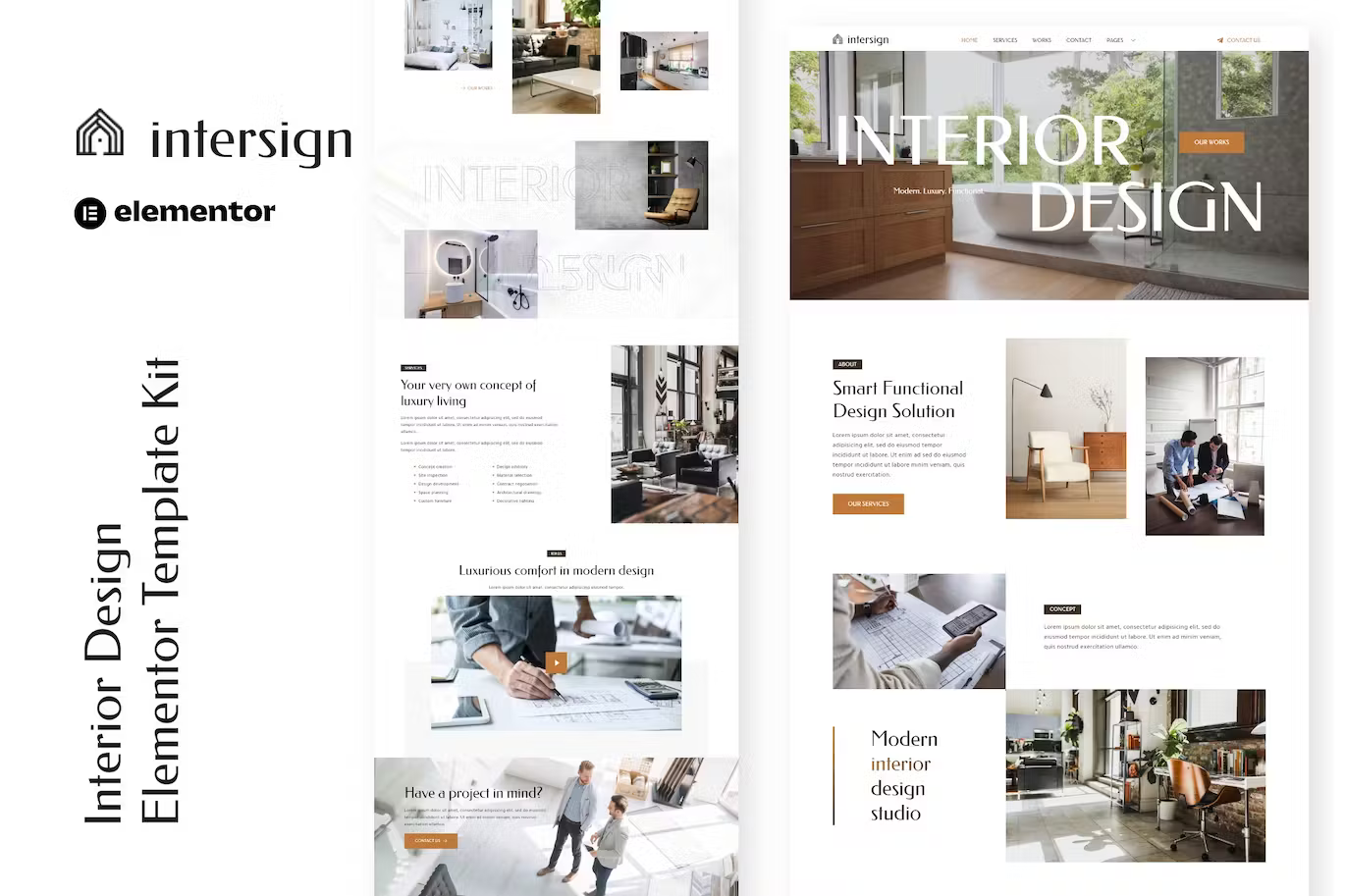 Interior Design & Architecture Elementor Template Kit - Payhip