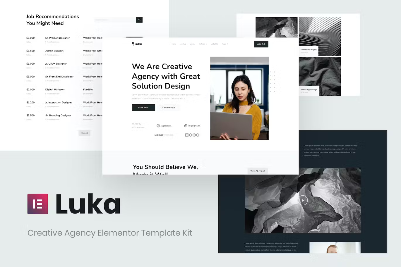 Creative Agency Elementor Template Kit - Payhip