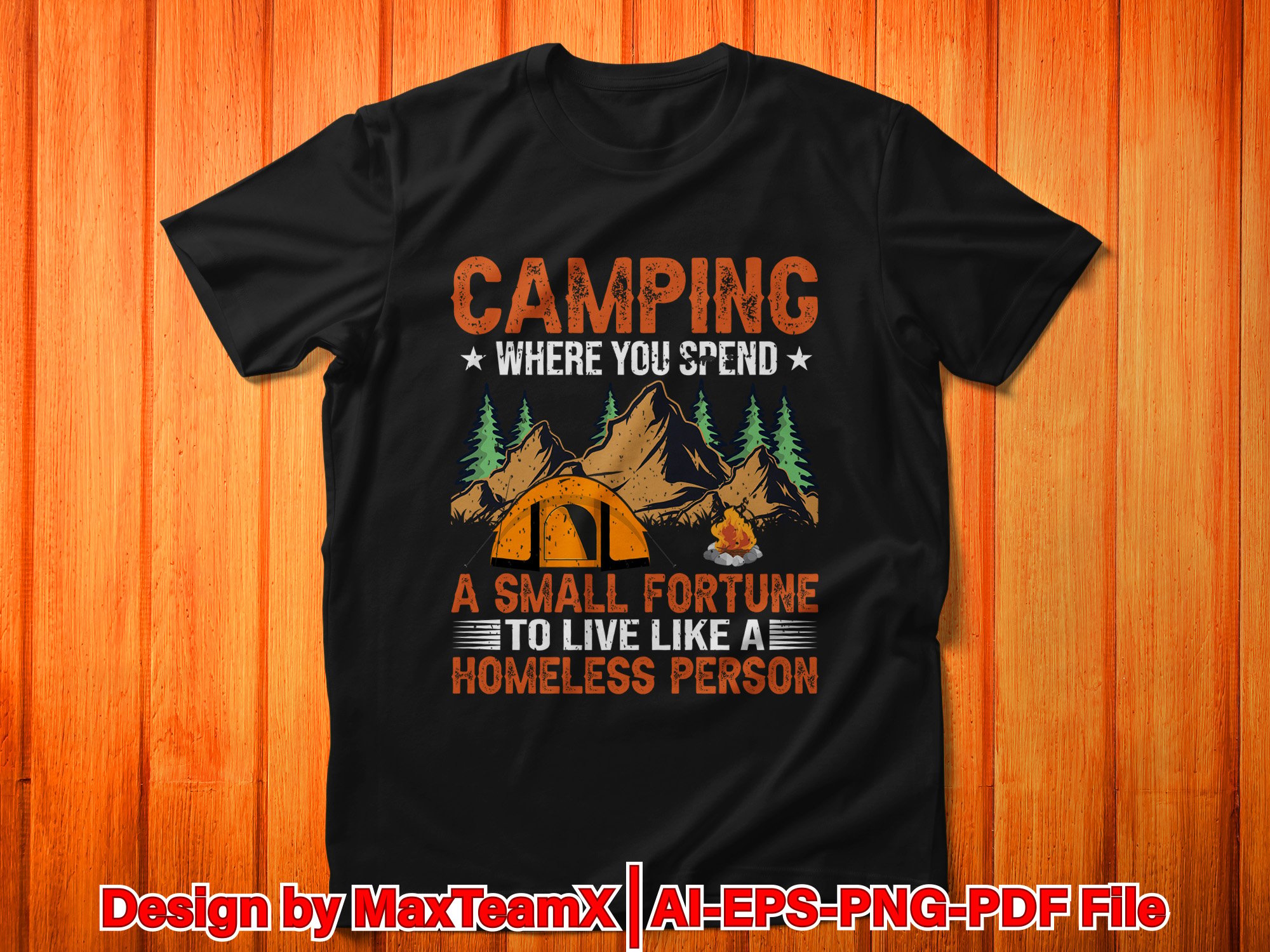 Homless Shirt Camping Where You Spend A Small Fortune To Live Like A Homeless Person ...