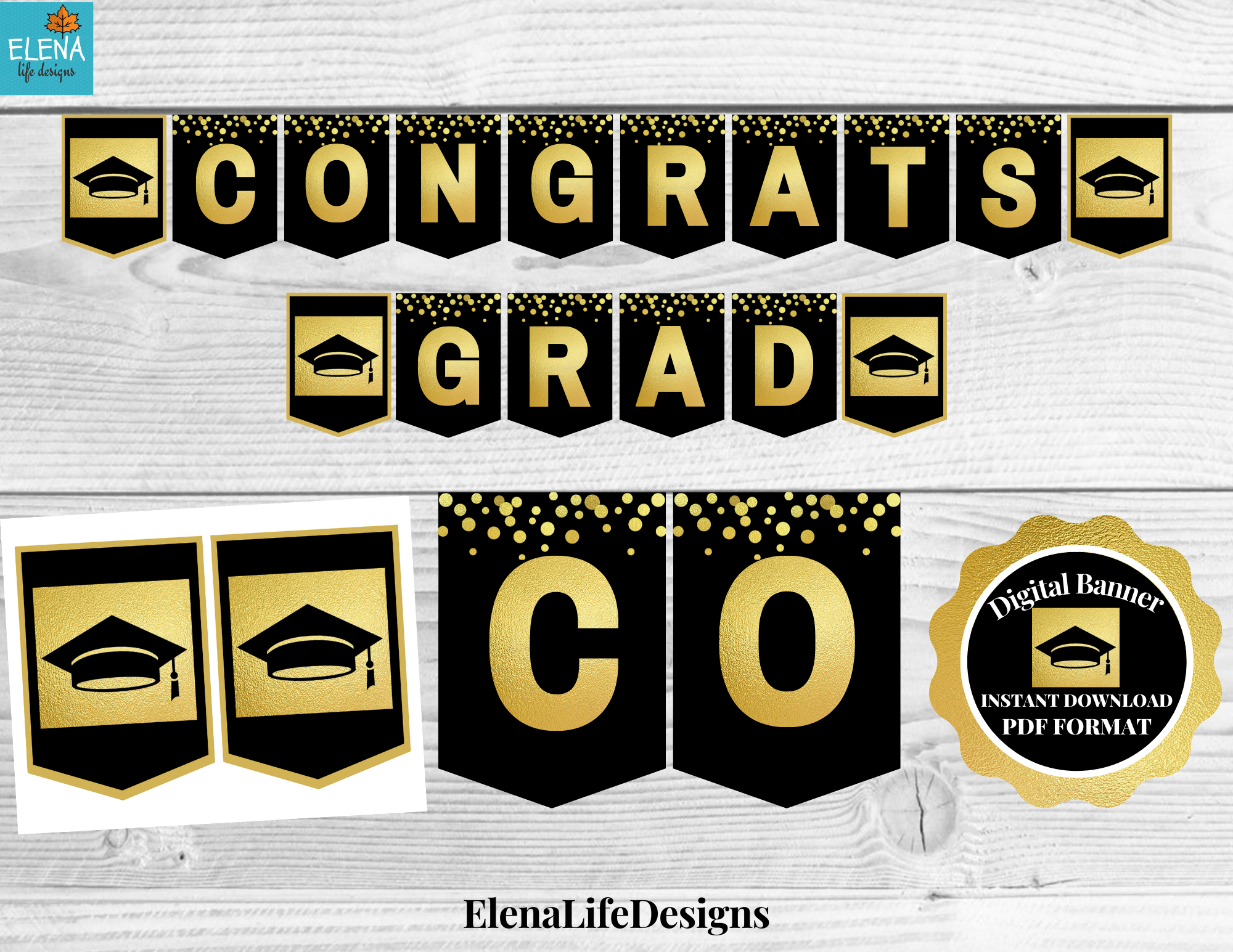 congrats-grad-digital-banner-printable-graduation-banner-instant-download-graduation-day-congratulation-graduation-printable-banner-black-and-gold-payhip