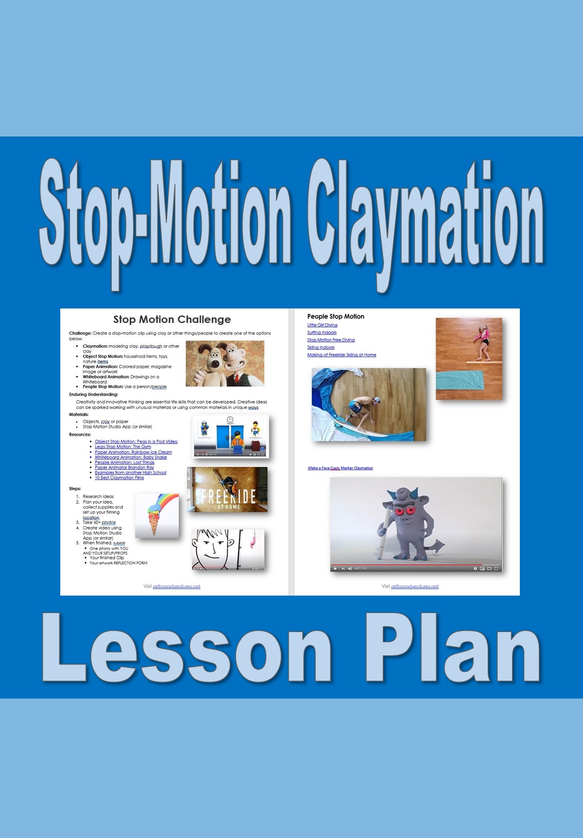 Drawing Claymation, Stop Motion