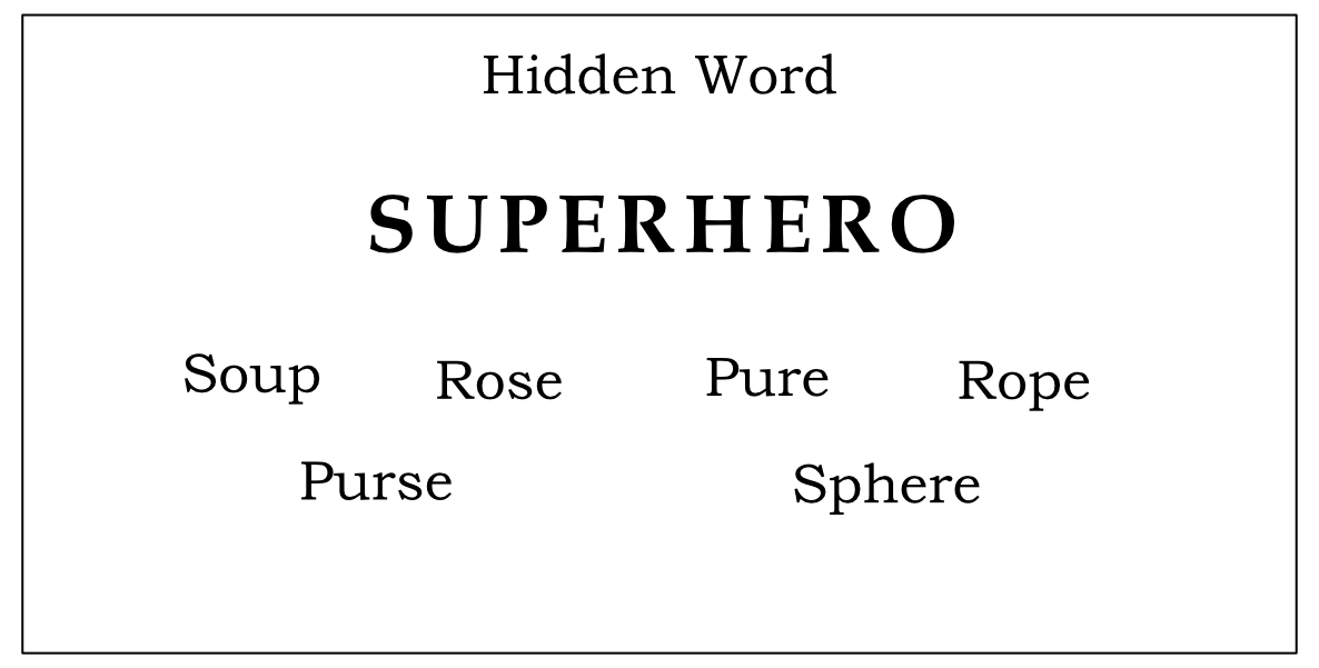 Hidden Word Header Image
