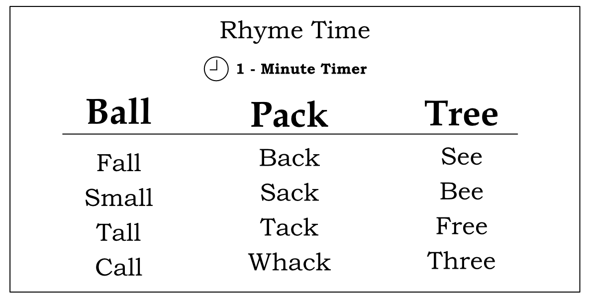 Rhyme Time Header Image
