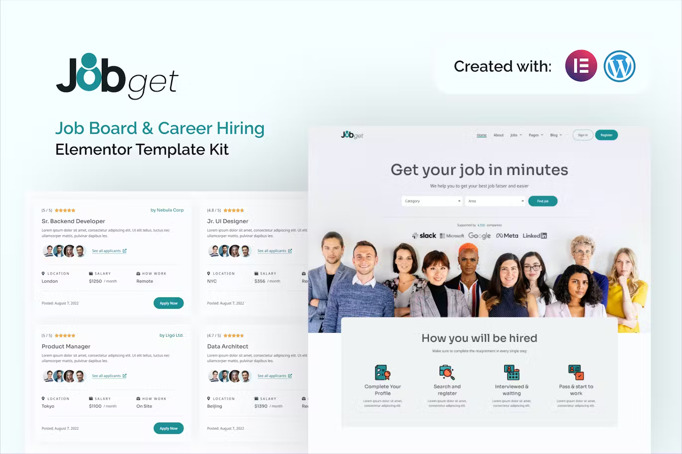 Job Board & Career Hiring Elementor Template Kit - Payhip