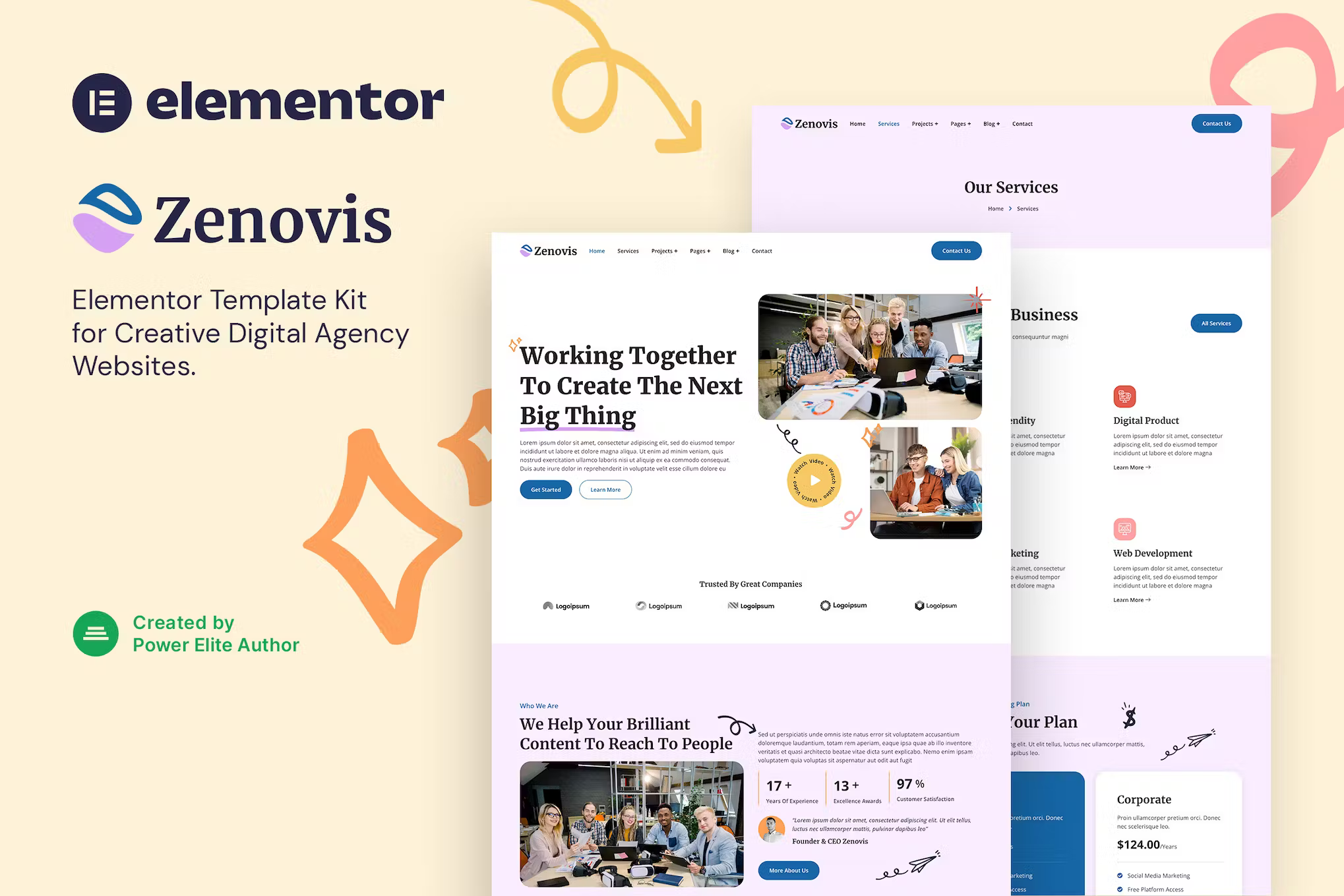Creative Digital Agency Elementor Template Kit - Payhip