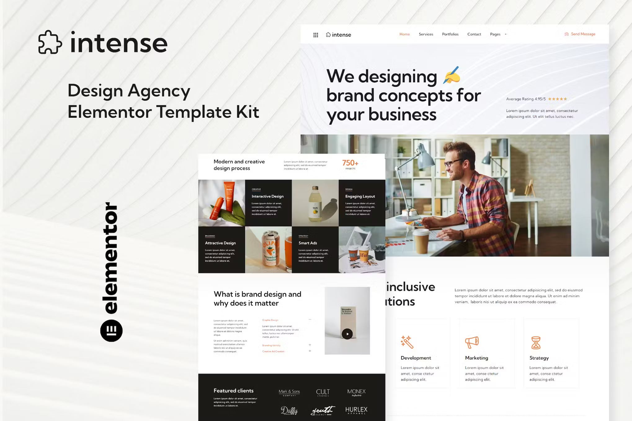 Creative Digital Agency Services Elementor Template Kit - Payhip