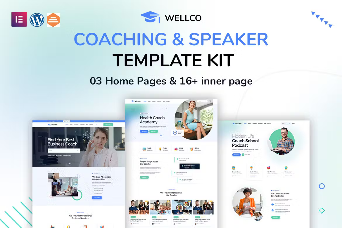 Coaching & Speaker Elementor Template Kit - Payhip
