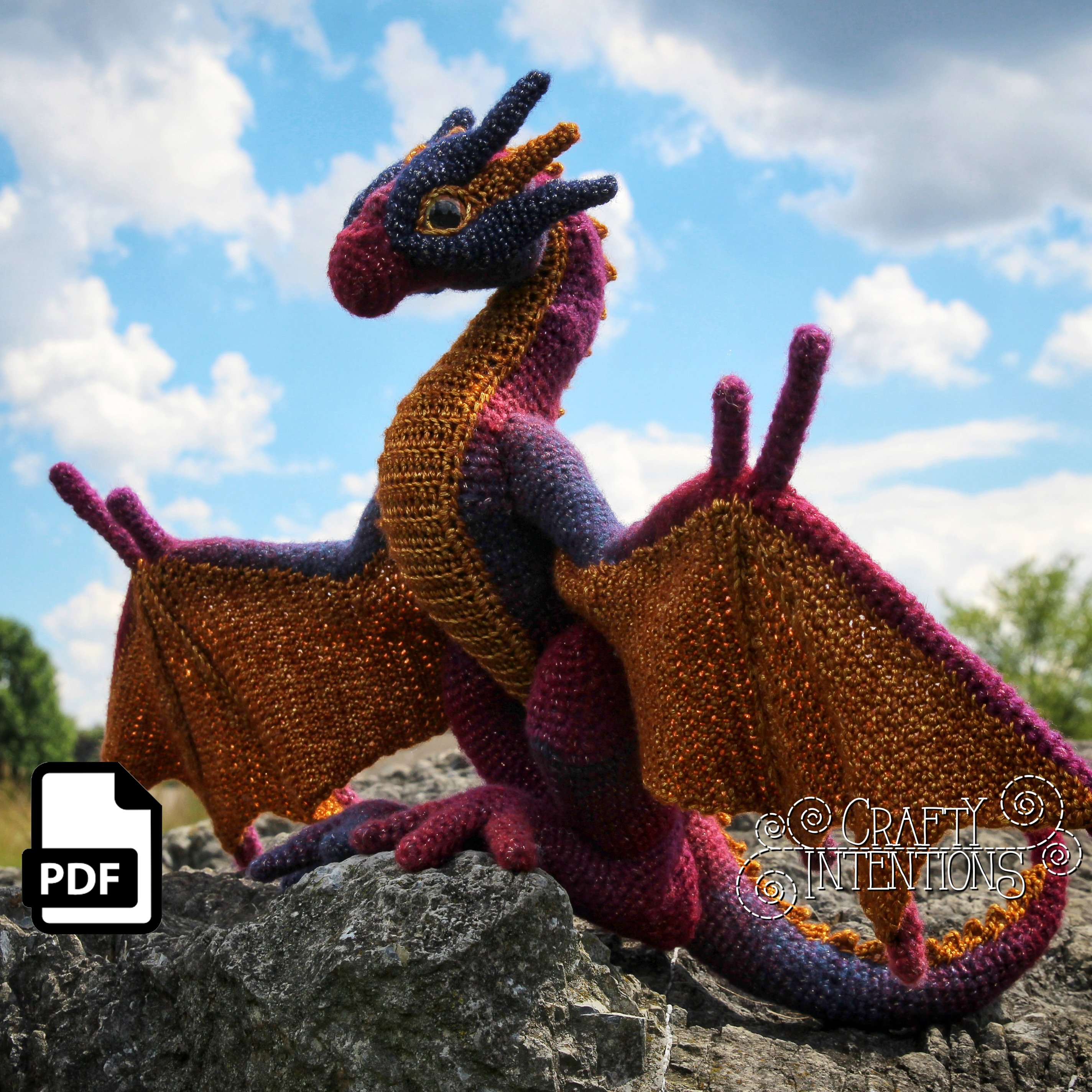 Large Wyvern Dragon Pattern