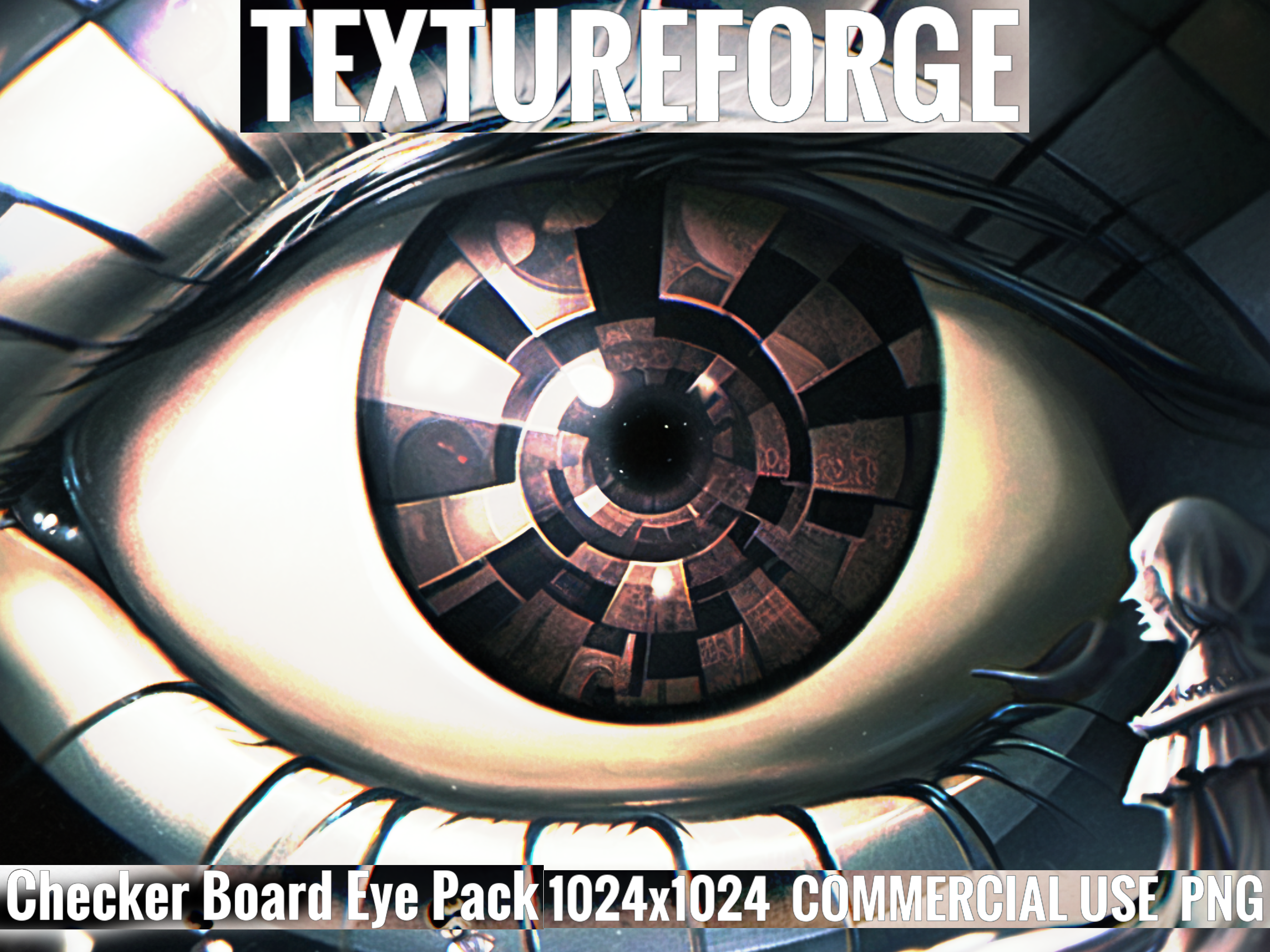 Checker Board Eye Pack - Payhip