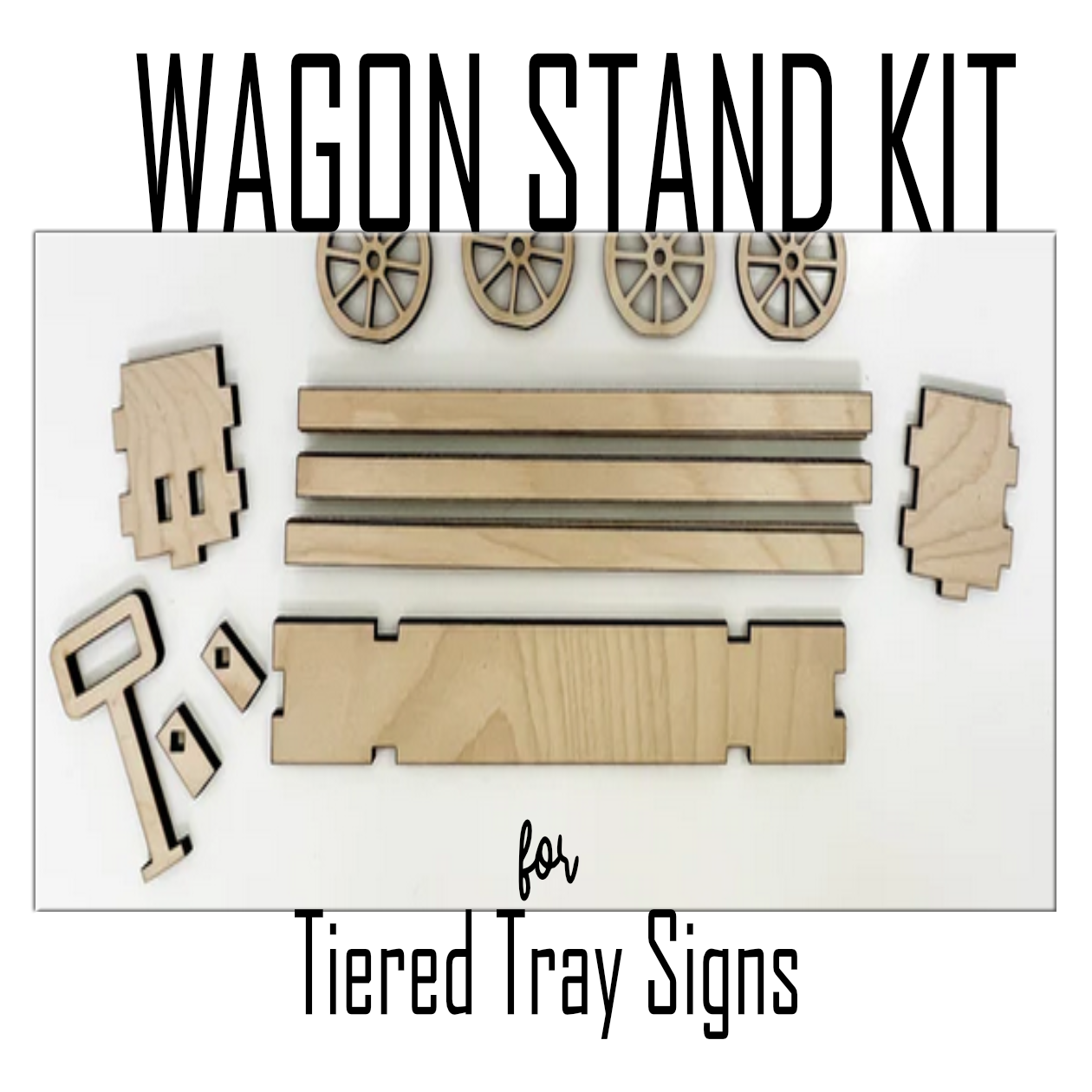 Wagon Stand Kit for Tiered Tray Signs