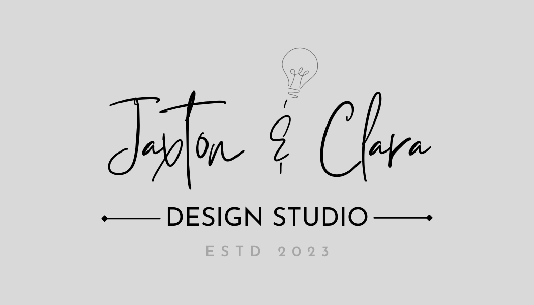 Customizable Elegant hand-drawn script Business Card Template for Canva - Small Business Branding, light gray front