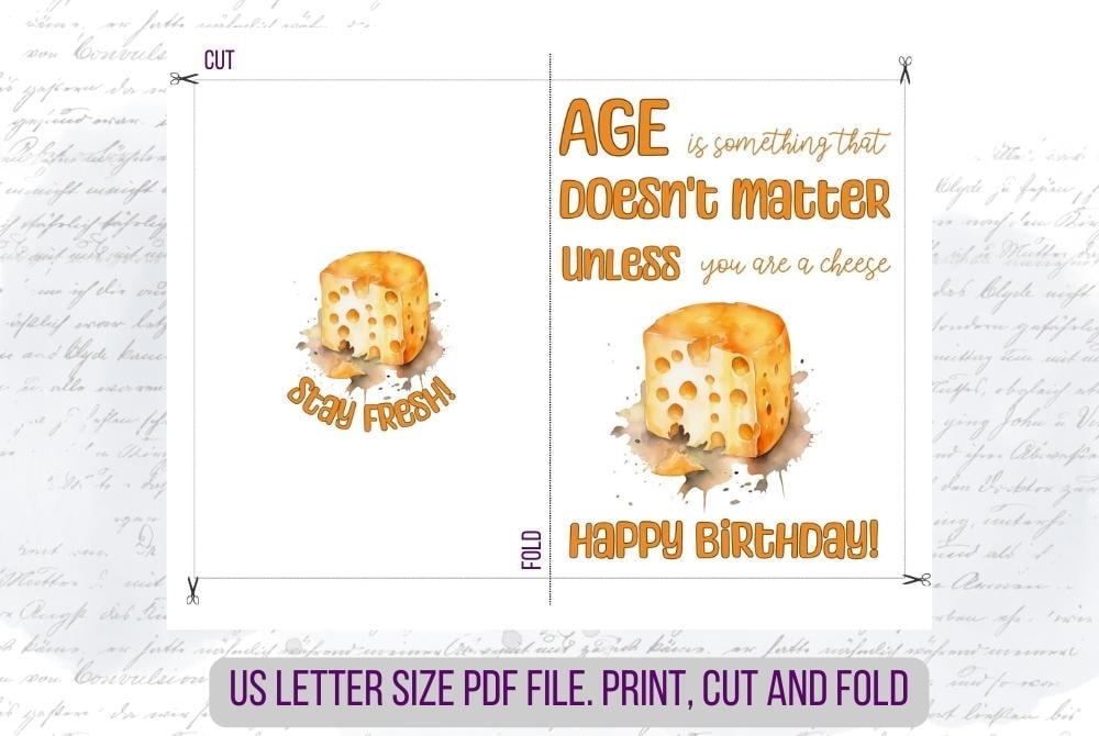 Age Doesn't Matter Birthday Card