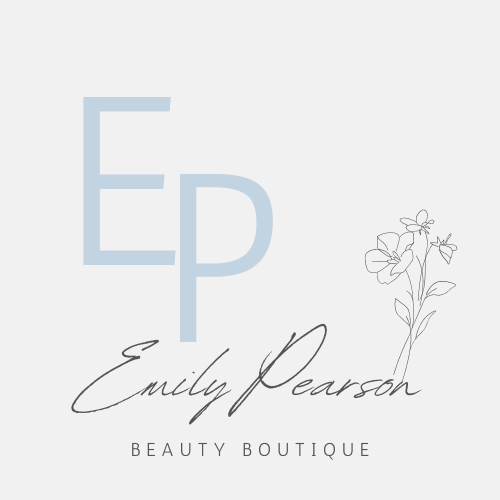 Customizable Modern initials with floral accents Logo Template for Canva - Small Business Branding, pale gray