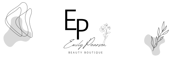 Customizable Modern initials with floral accents Email Header Template for Canva - Small Business Branding, white