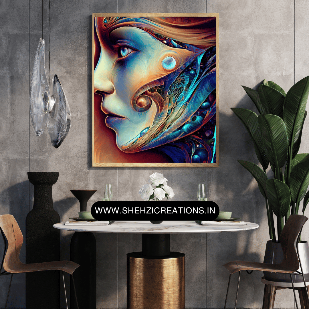 Instant Download: Unveil Unique Artistry with 3D Girl Painting