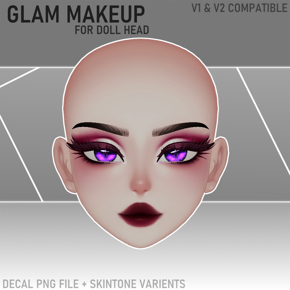 Glam Makeup [ DOLL HEAD ] [ V2 UPDATED ] - Payhip