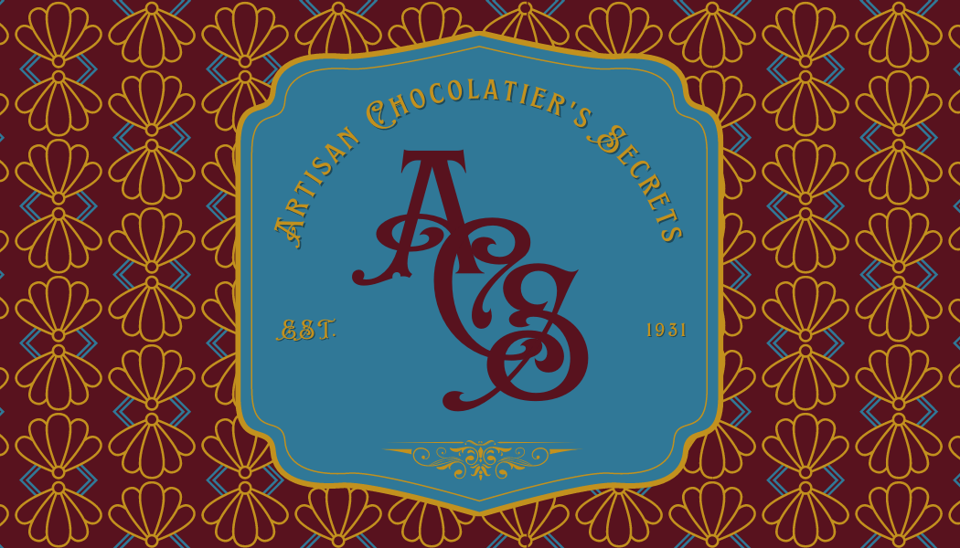 Customizable Classic, elegant initials in European style Business Card Template for Canva - Small Business Branding, chocolate front