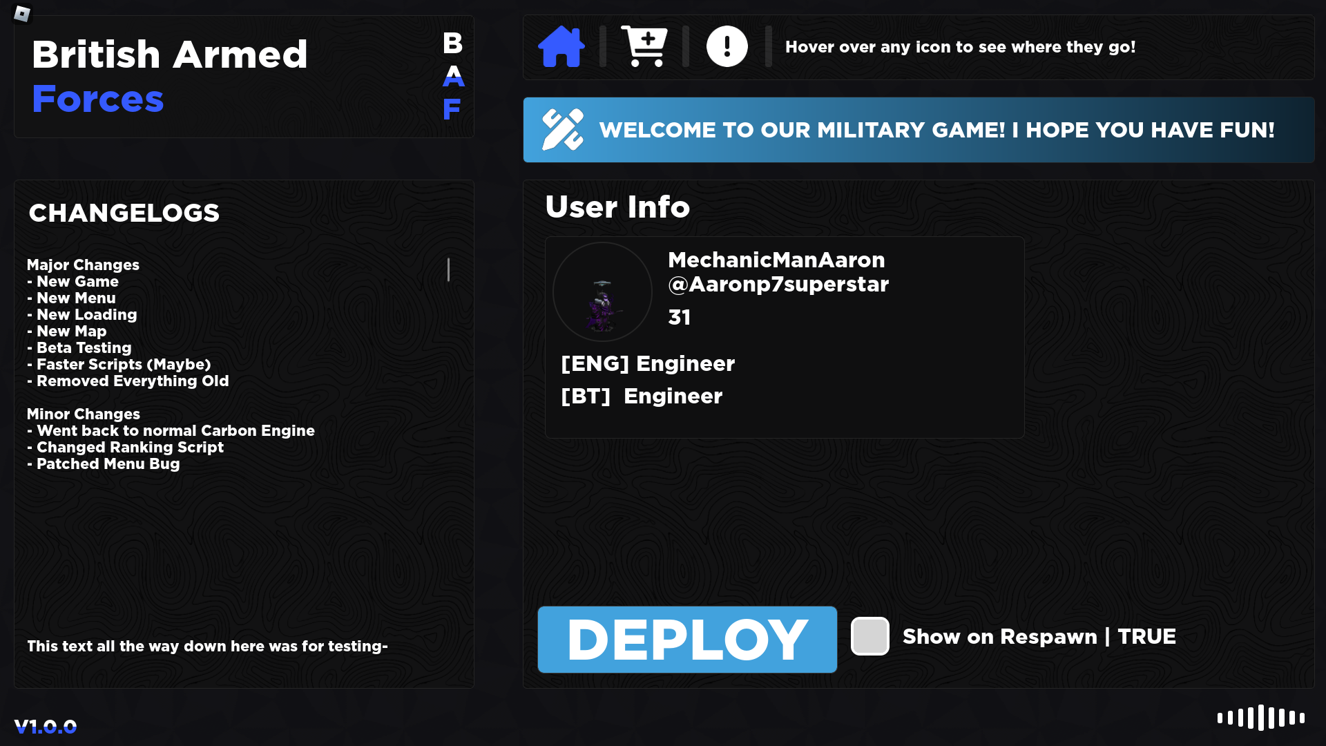 Main Menu GUI - Payhip