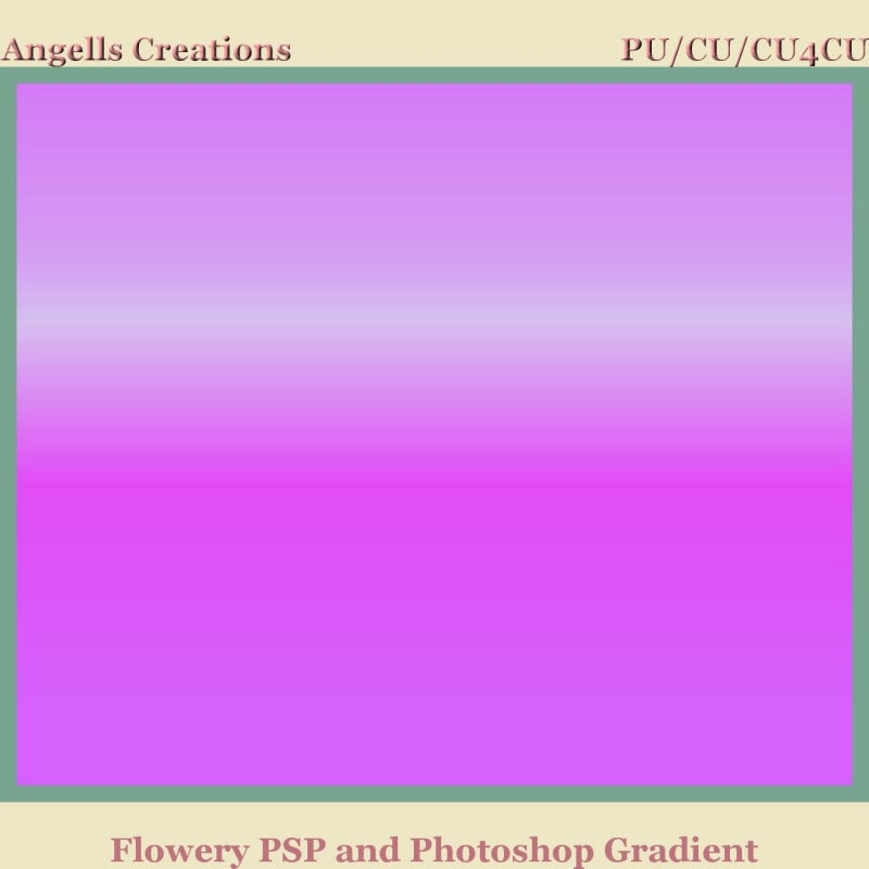 Flowery PSP and Photoshop Gradient