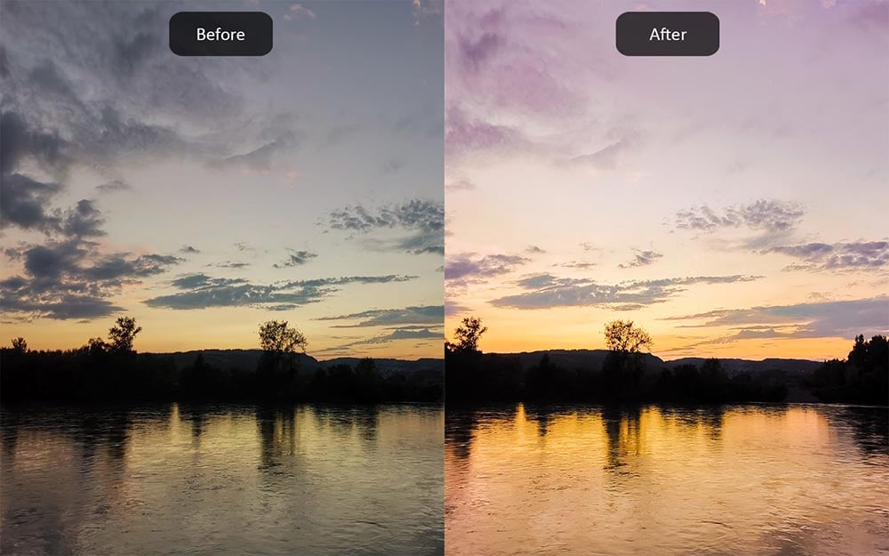 Lightroom Presets - Pastel Sunset - Before-After (3)