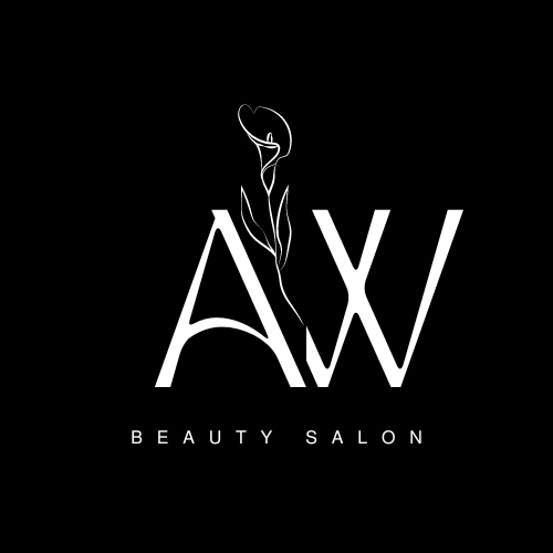 Customizable Feminine initials with a line-drawn flower Logo Template for Canva - Small Business Branding, black