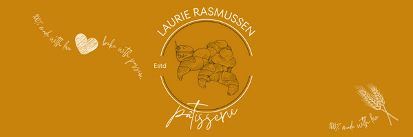Customizable Classic line-drawn pastries Email Header Template for Canva - Small Business Branding, caramel
