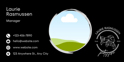 Customizable Classic line-drawn pastries Email Signature Template for Canva - Small Business Branding, black
