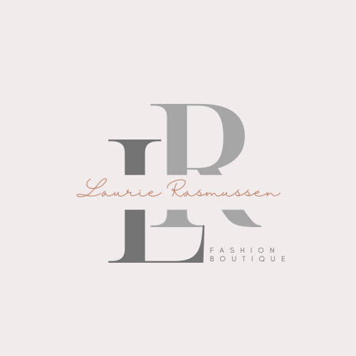 Customizable Minimalistic and elegant initials Logo Template for Canva - Small Business Branding, pale pink