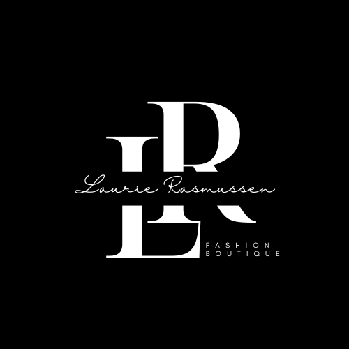 Customizable Minimalistic and elegant initials Logo Template for Canva - Small Business Branding, black