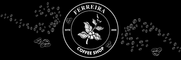 Customizable Classic Coffee Bean Email Header Template for Canva - Small Business Branding, black