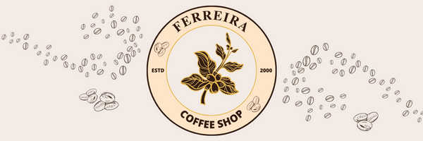 Customizable Classic Coffee Bean Email Header Template for Canva - Small Business Branding, beige
