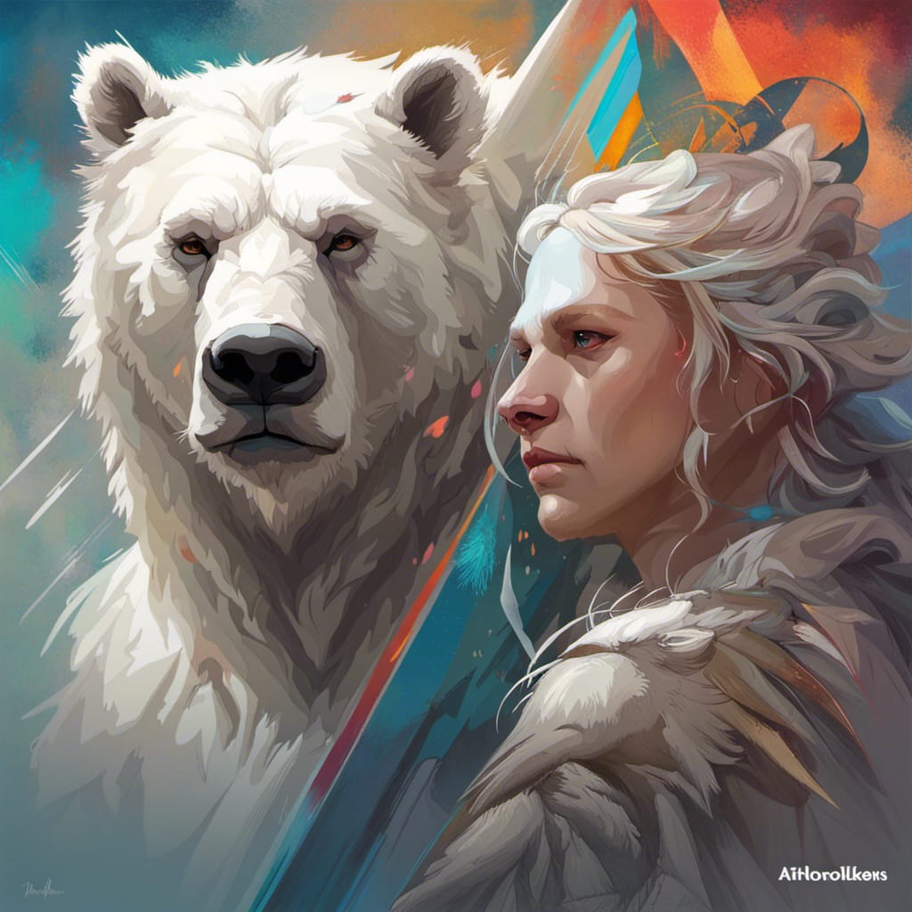 White Bear and Buffalo Woman